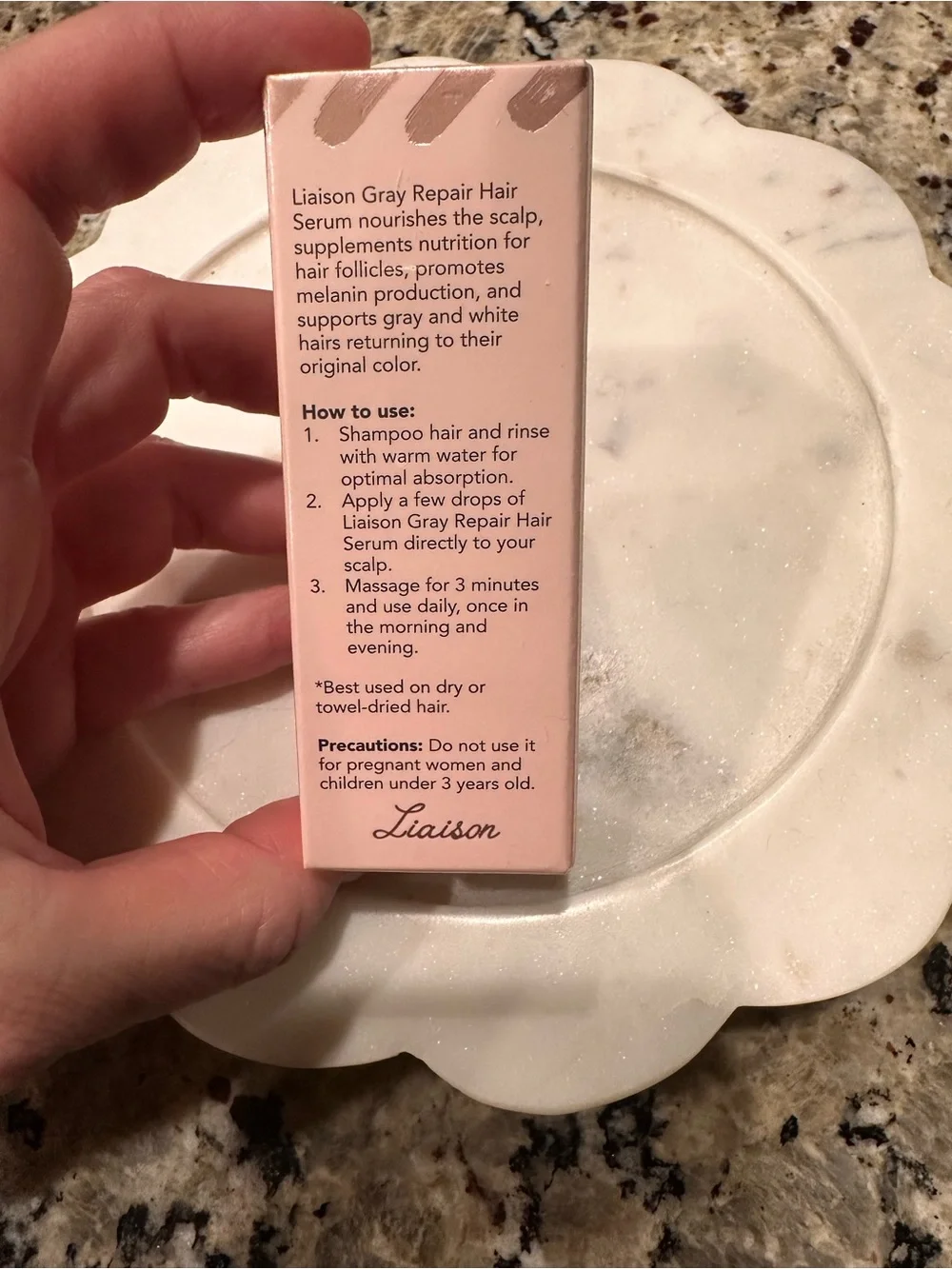 Liaison Gray Repair Hair Serum (15ml) – Brand New & Sealed!